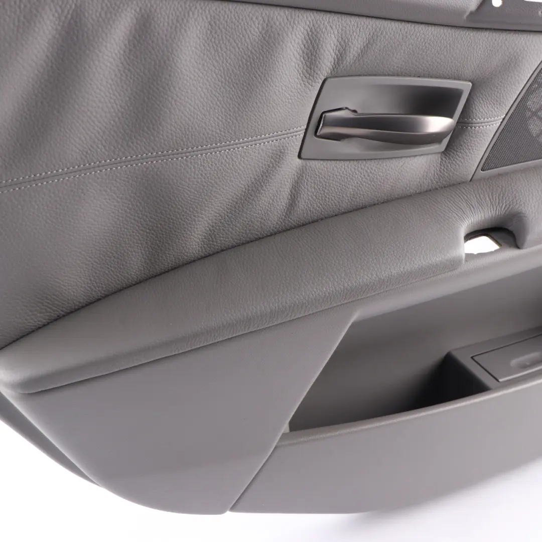 Door Card Rear Left N/S Door Interior Panel HiFi Leather Grey to BMW E60 E61 with Part number 7078929 BMW E60 E61 Door Card Rear Left N/S Door Interior Panel HiFi Leather Grey - SKU 7078929 - Part number 7078929