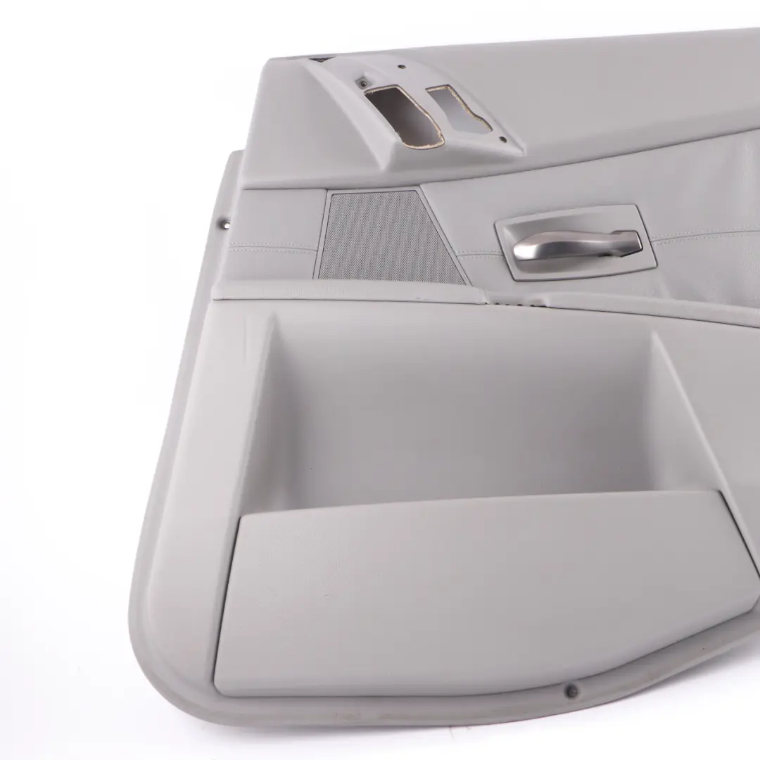 Door Card Rear Right O/S Door Interior Panel HiFi Leather Grey to BMW E60 E61 with Part number 7078930 BMW E60 E61 Door Card Rear Right O/S Door Interior Panel HiFi Leather Grey - SKU 7078930 - Part number 7078930