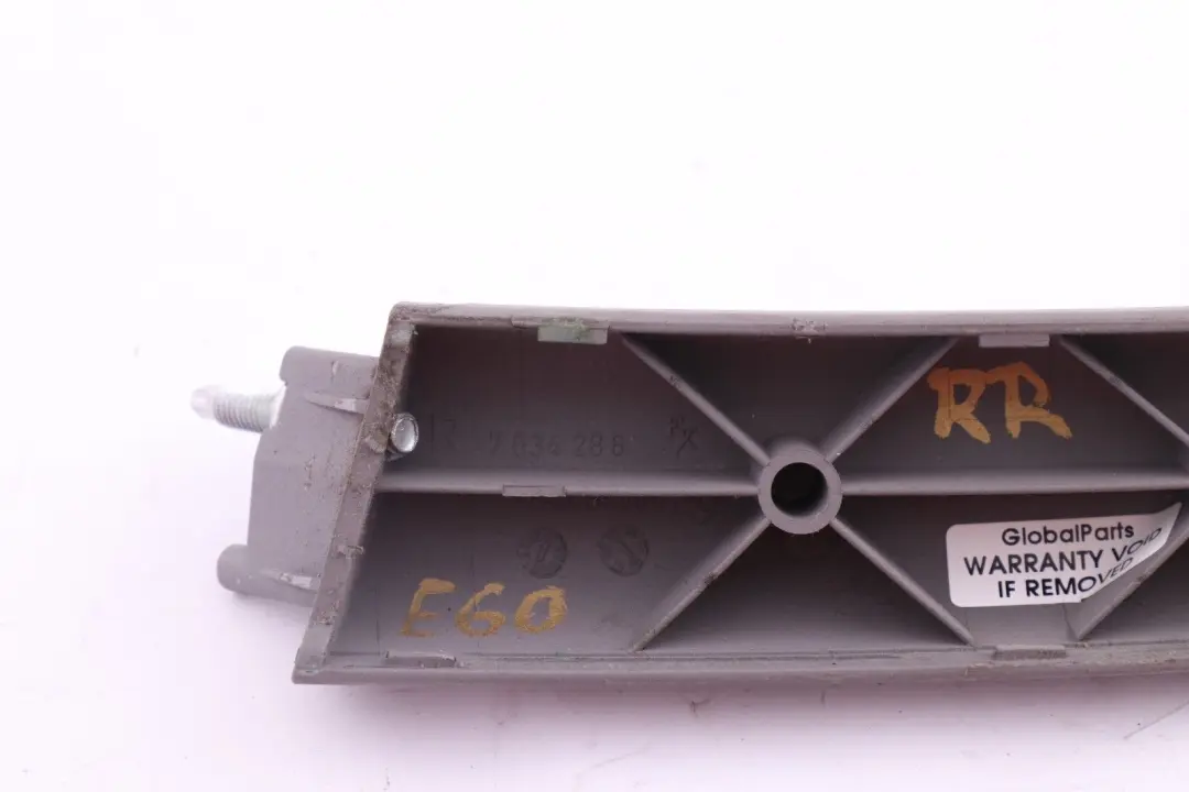 Handle Lower Part Door Rear Right O/S Grau Grey 7034286 to BMW 5 Series E60 E61 with Part number 7079438 BMW 5 Series E60 E61 Handle Lower Part Door Rear Right O/S Grau Grey 7034286 - SKU 7079438 - Part number 7079438