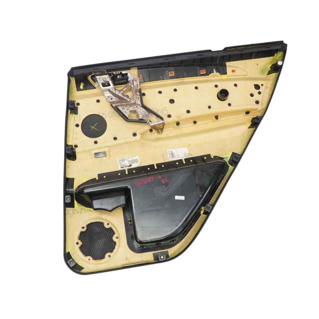 BMW X5 E53 Panel Embellecedor Puerta Trasera Izquierda Cuero Negro - SKU 7079687-1 - Número de pieza 7079687