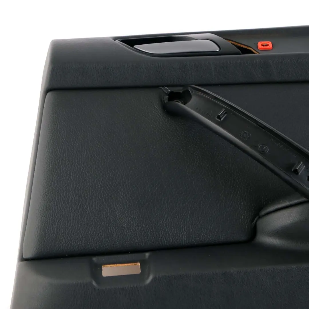 BMW X5 Series E53 Rear Right O/S Door Card Black Leather Interior Trim Panel - SKU 7079708-1 - Part number 7079708