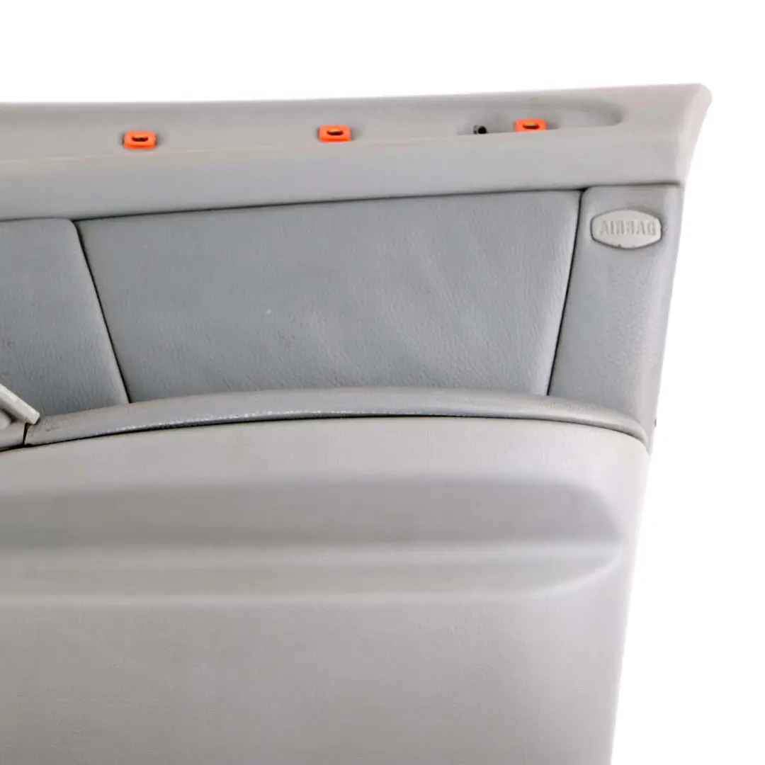 Door Card Front Right O/S Grey Leather Dakota Interior Trim Panel to BMW X5 E53 with Part number 7079846 BMW X5 E53 Door Card Front Right O/S Grey Leather Dakota Interior Trim Panel - SKU 7079846 - Part number 7079846