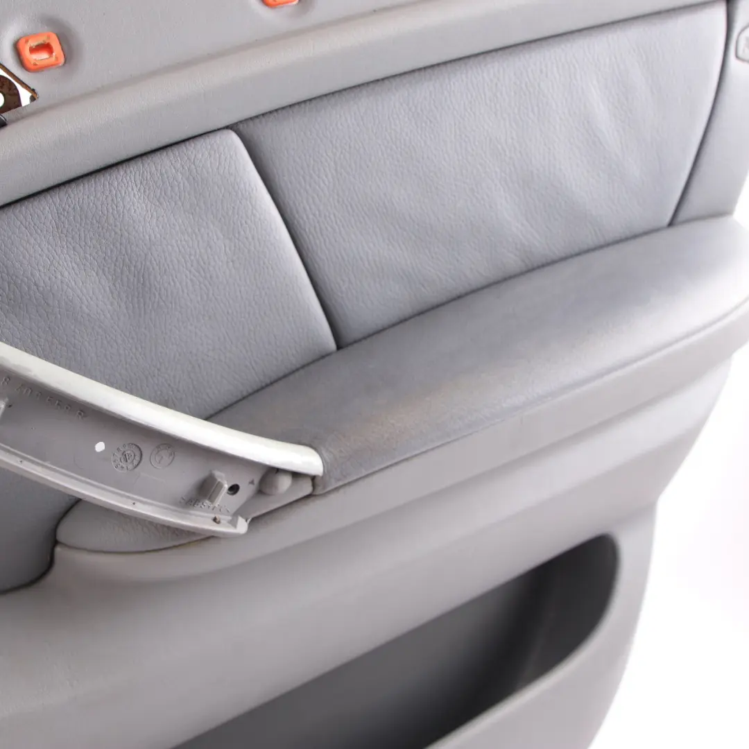 BMW X5 E53 Door Card Front Right O/S Grey Leather Dakota Interior Trim Panel - SKU 7079846 - Part number 7079846