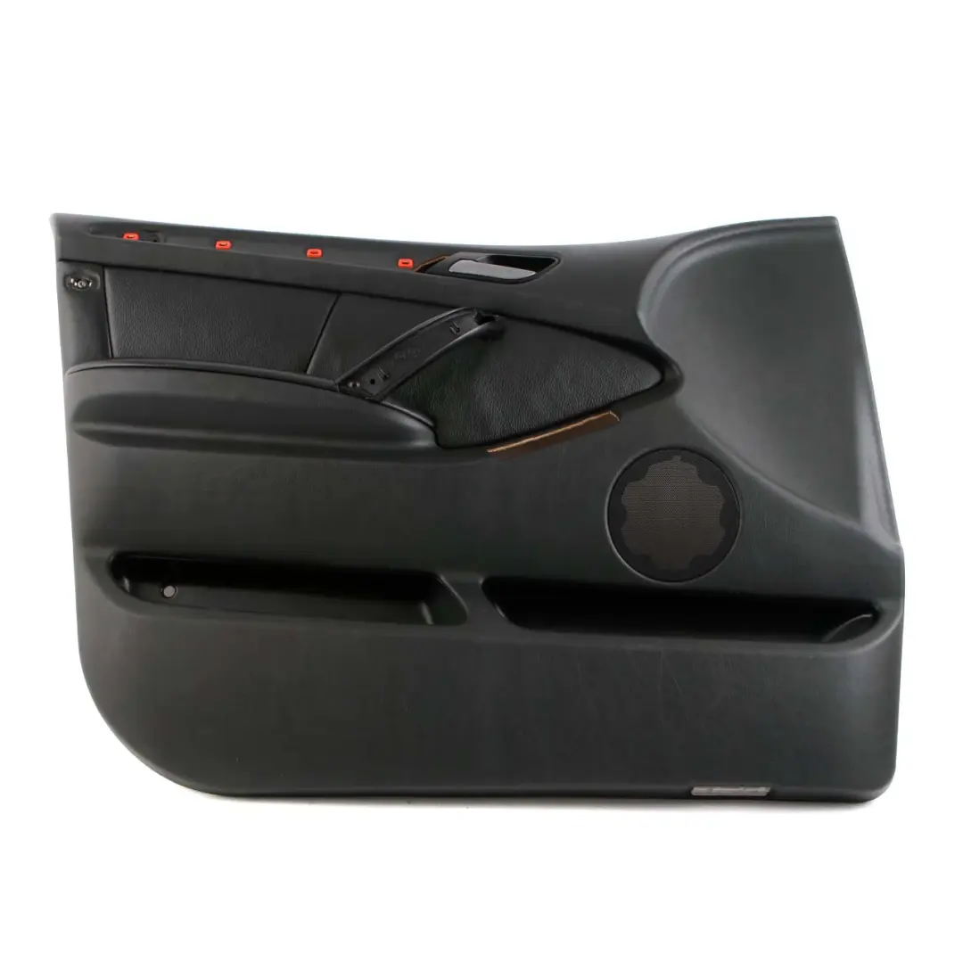 Front Left N/S Door Card Black Leather Interior Trim Panel to BMW X5 Series E53 with Part number 7079847 BMW X5 Series E53 Front Left N/S Door Card Black Leather Interior Trim Panel - SKU 7079847 - Part number 7079847