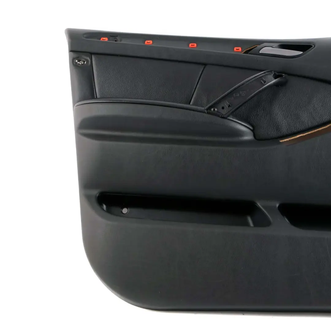 Front Left N/S Door Card Black Leather Interior Trim Panel to BMW X5 Series E53 with Part number 7079847 BMW X5 Series E53 Front Left N/S Door Card Black Leather Interior Trim Panel - SKU 7079847 - Part number 7079847