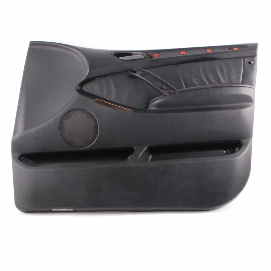 BMW X5 Series E53 Front Right O/S Door Card Black Leather Interior Trim Panel - SKU 7079848 - Part number 7079848