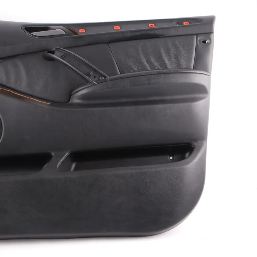 BMW X5 Series E53 Front Right O/S Door Card Black Leather Interior Trim Panel - SKU 7079848 - Part number 7079848