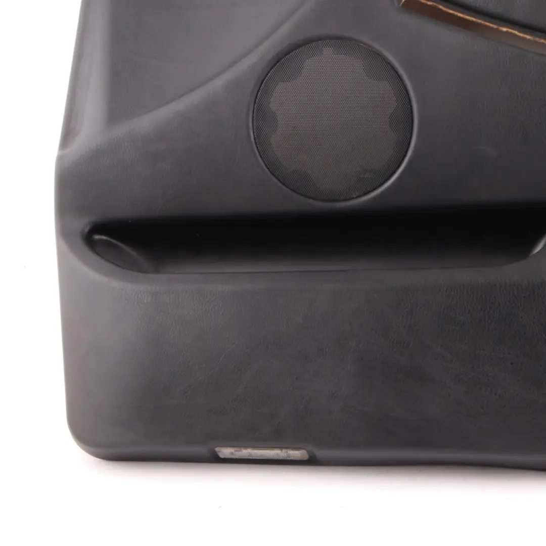 Front Right O/S Door Card Black Leather Interior Trim Panel to BMW X5 Series E53 with Part number 7079848 BMW X5 Series E53 Front Right O/S Door Card Black Leather Interior Trim Panel - SKU 7079848 - Part number 7079848