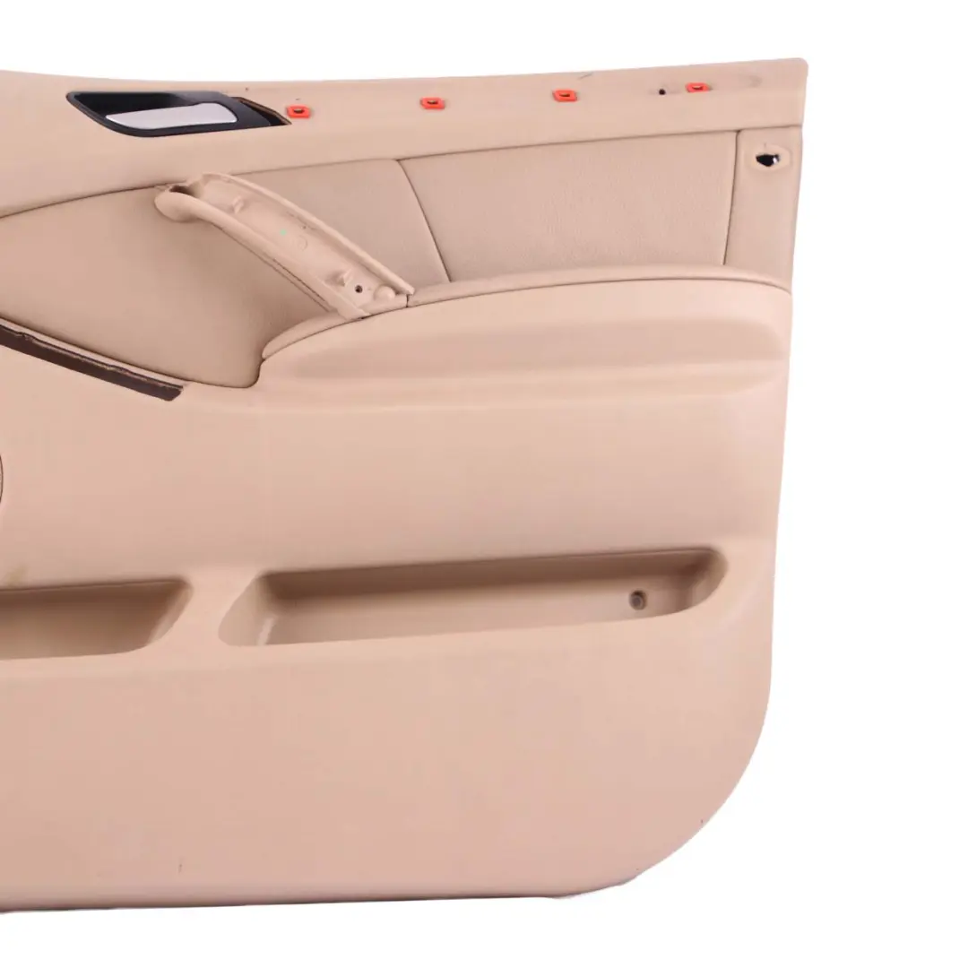 BMW X5 E53 Door Card Trim Front Right O/S Panel Leather Beige Hellbeige 2 - SKU 7079850-1 - Part number 7079850