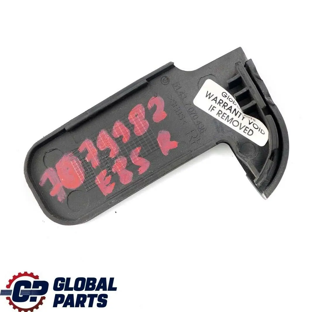  Embellecedor BMW Z4 E85 Cubierta Superior Trasera Derecha Negro 7070436 - SKU 7079982 - Número de pieza 7079982