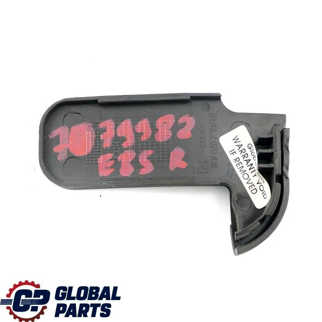  Embellecedor BMW Z4 E85 Cubierta Superior Trasera Derecha Negro 7070436 - SKU 7079982 - Número de pieza 7079982