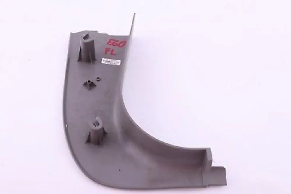 Front Left Lateral Trim Panel Leg Room Part to BMW 5 Series E60 E61 LCI with Part number 7025033 BMW 5 Series E60 E61 LCI Front Left Lateral Trim Panel Leg Room Part - SKU 7110875 - Part number 7025033