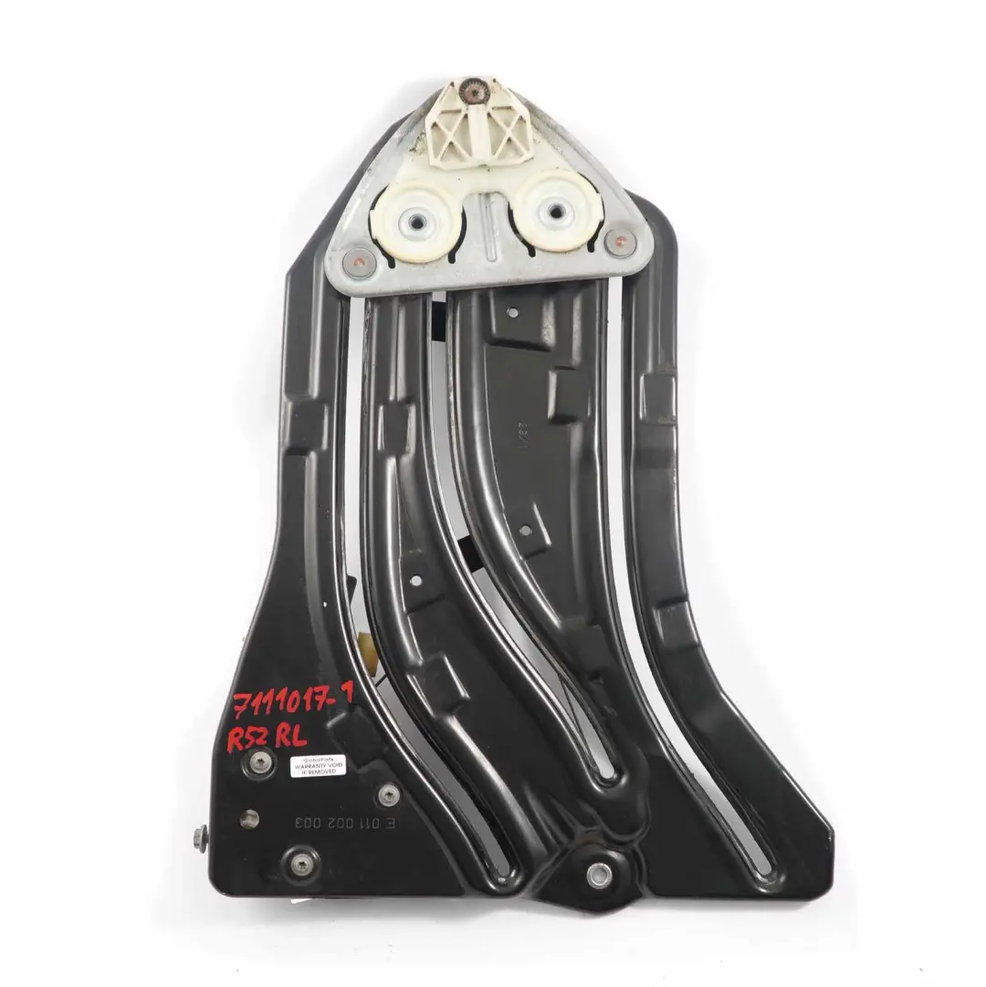 Meccanismo Alzacristalli Mini R52 R57 Posteriore Sinistro Motore Regolatore per con numero di parte 7111017 Meccanismo Alzacristalli Mini R52 R57 Posteriore Sinistro Motore Regolatore - SKU 7111017-1 - Numero di parte 7111017