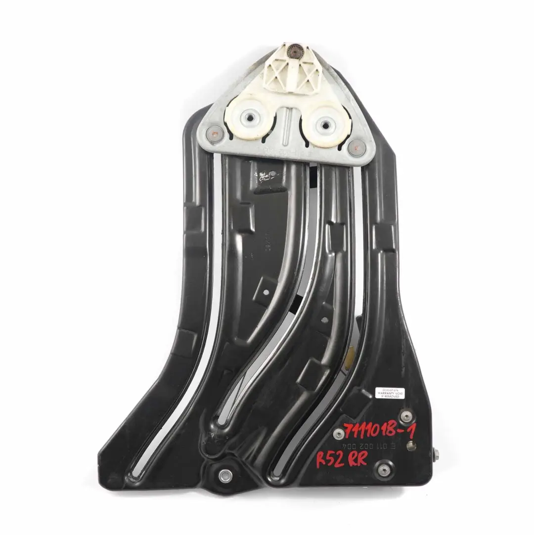 Posteriore Destra O/S Alzacristalli Mech Regolatore Motore per Mini Cooper R52 R57 con numero di parte 7111018 Mini Cooper R52 R57 Posteriore Destra O/S Alzacristalli Mech Regolatore Motore - SKU 7111018-1 - Numero di parte 7111018