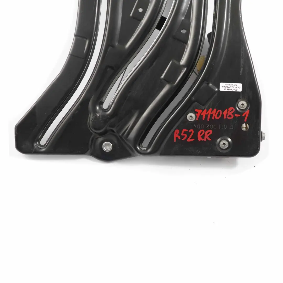 Mini Cooper R52 R57 Rear Right O/S Window Lifter Mech Regulator Motor - SKU 7111018-1 - Part number 7111018