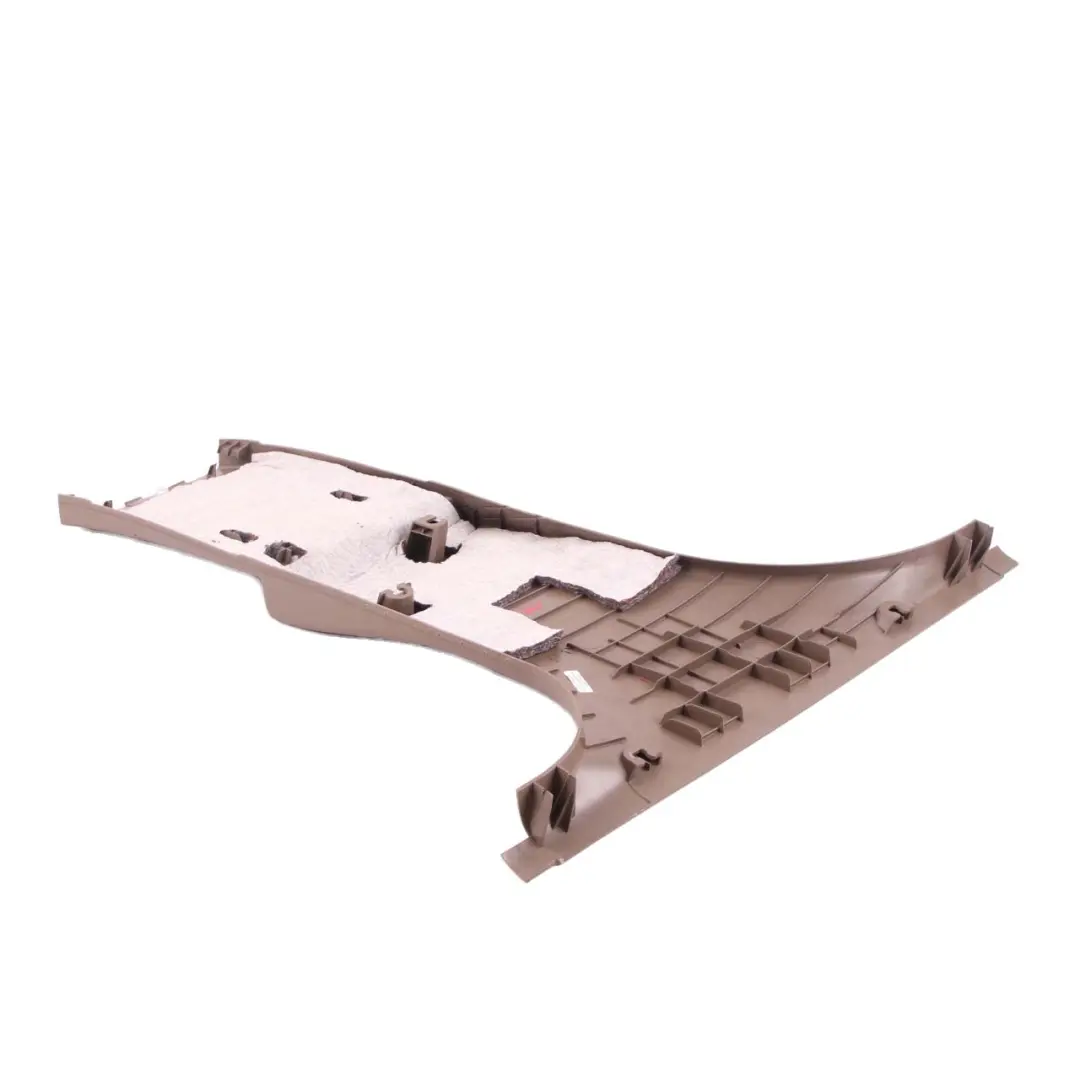 Interior Trim Column BMW E60 E61 LCI Panel B Pillar Bottom Right Truffle Brown to with Part number 7027090 Interior Trim Column BMW E60 E61 LCI Panel B Pillar Bottom Right Truffle Brown - SKU 7111338-1 - Part number 7027090