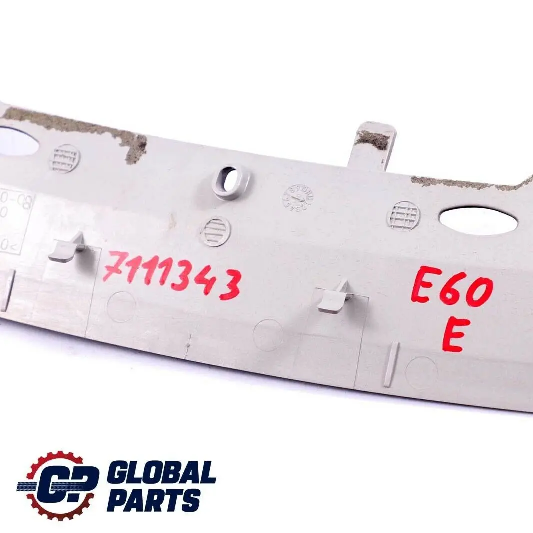 Tylna Półka Szyba Panel Kratka Powietrza do BMW E60 o numerze 7111343 BMW E60 Tylna Półka Szyba Panel Kratka Powietrza - SKU 7111343 - Numer Części 7111343