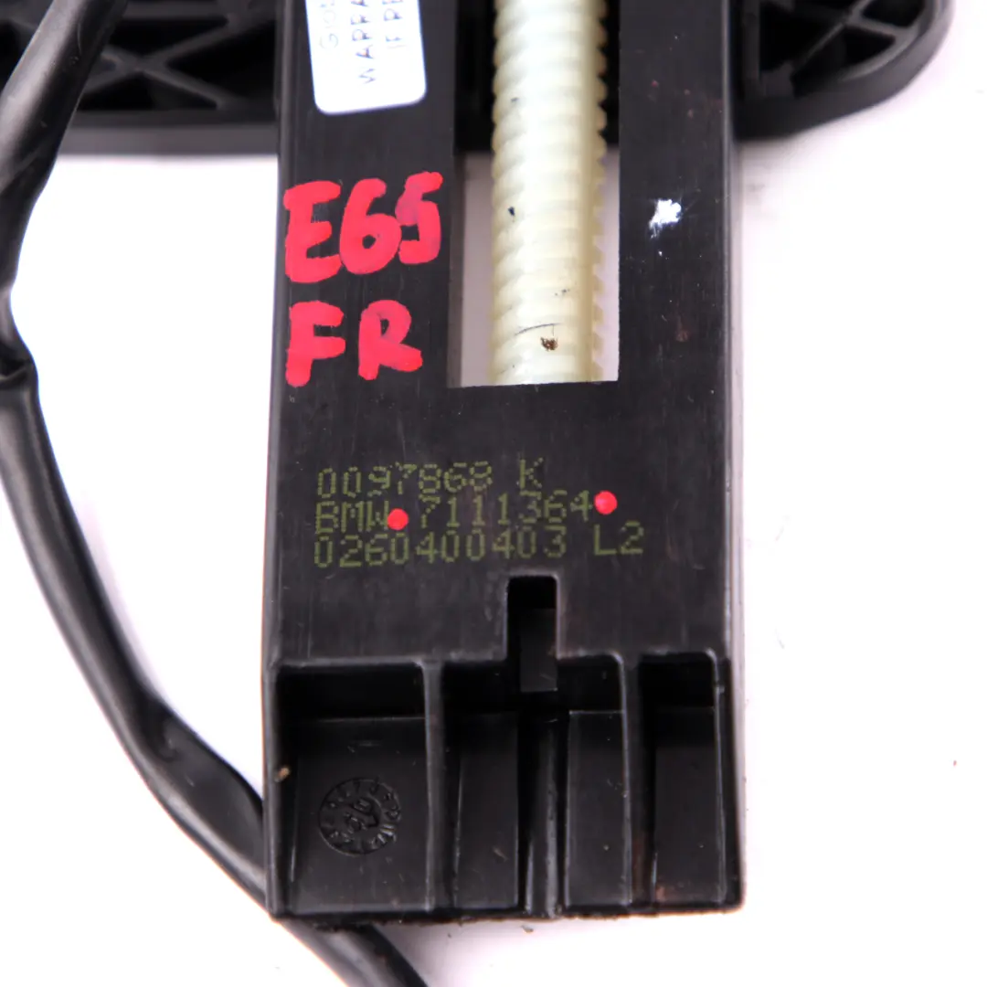 Front Headrest Adjuster Motor With Memory to BMW 5 7 E60 E61 LCI E65 with Part number 7111364 BMW 5 7 E60 E61 LCI E65 Front Headrest Adjuster Motor With Memory - SKU 7111364 - Part number 7111364