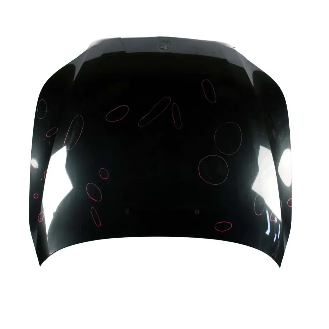 Hood Bonnet BMW E60 E61 Cover Panel Black Sapphire Metallic - 475 to with Part number 7111385 Hood Bonnet BMW E60 E61 Cover Panel Black Sapphire Metallic - 475 - SKU 7111385-BS - Part number 7111385