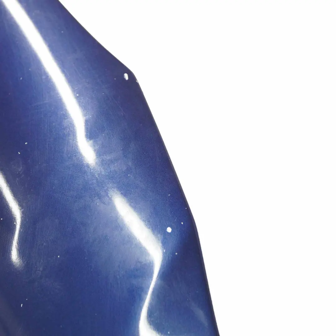 BMW E60 Hood Bonnet Cover Panel Tiefseeblau Deep Sea Blue - A76 - SKU 7111385-DSB - Part number 7111385