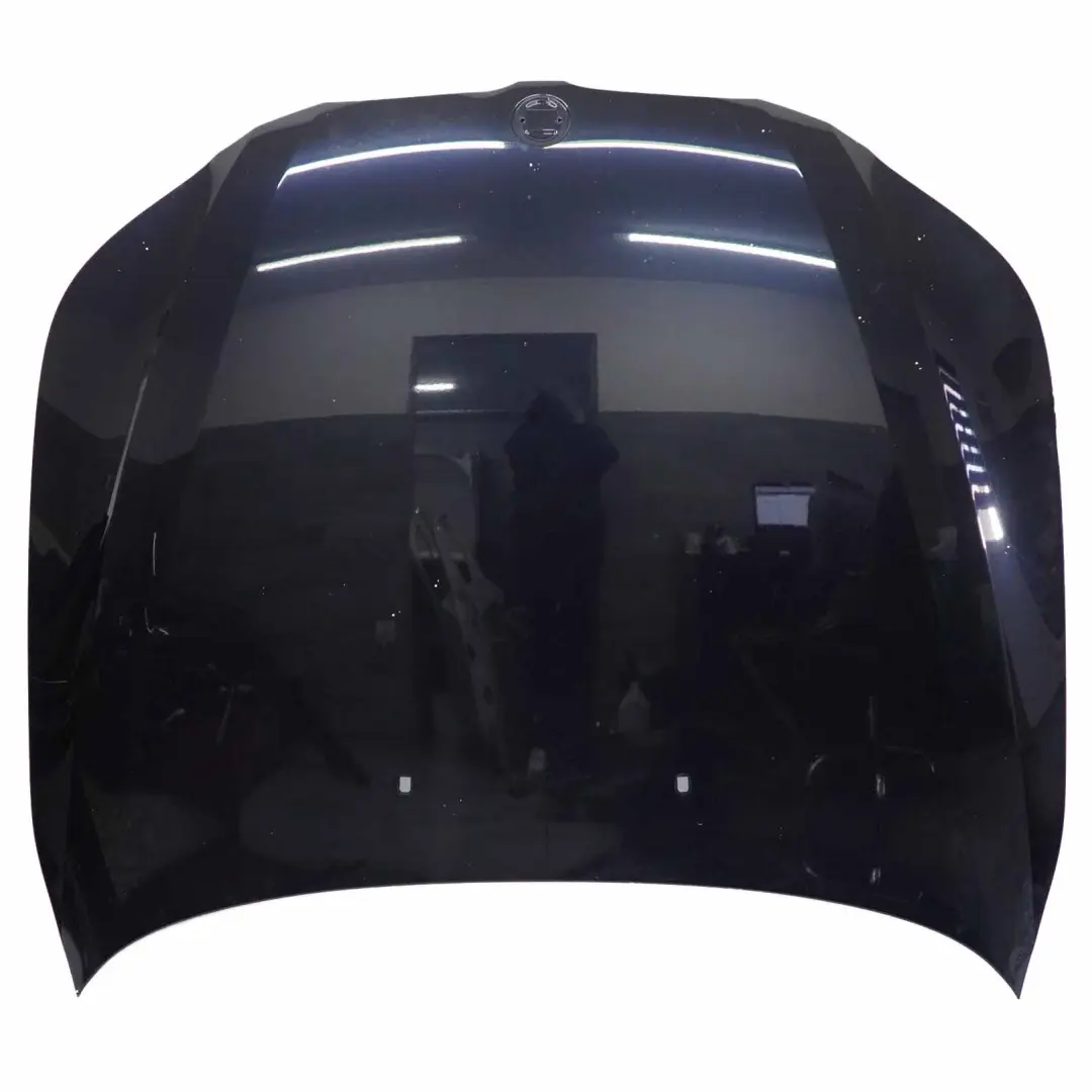 BMW E60 Hood Bonnet Cover Panel Monacoblau Blue Metallic - A35 - SKU 7111385-MB1 - Part number 7111385