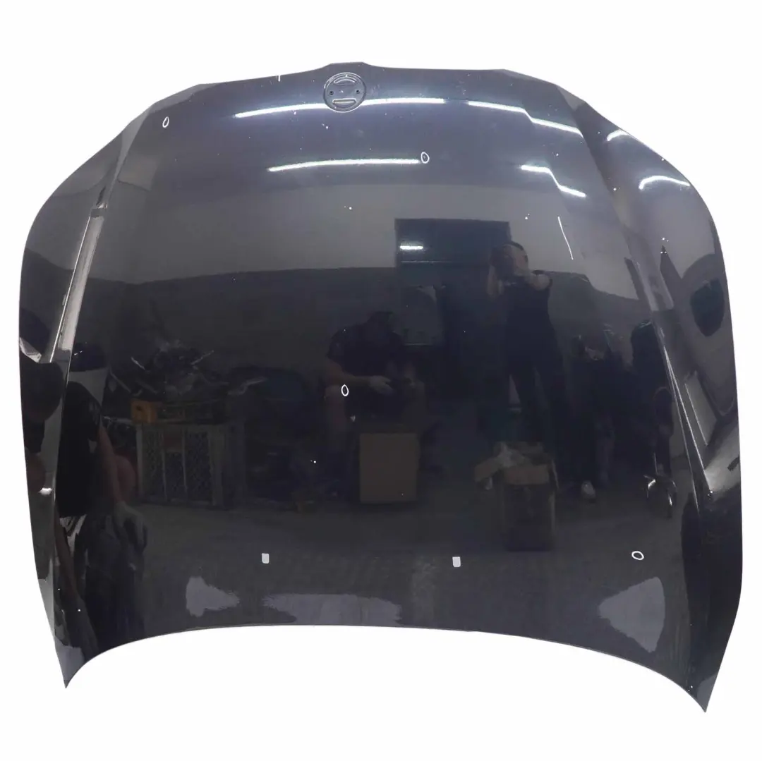 BMW E60 Hood Bonnet Cover Panel Monacoblau Blue Metallic - A35 - SKU 7111385-MB2 - Part number 7111385