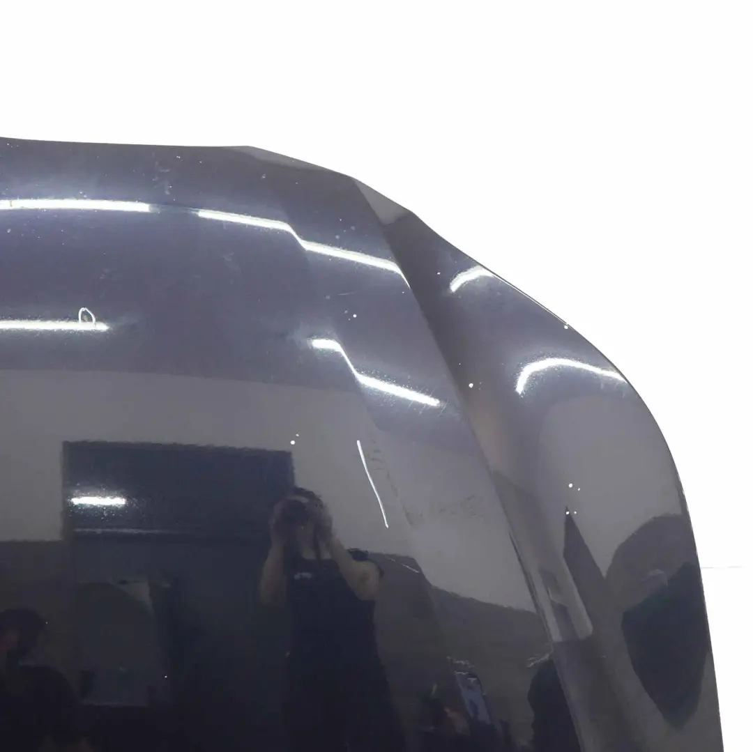 BMW E60 Hood Bonnet Cover Panel Monacoblau Blue Metallic - A35 - SKU 7111385-MB2 - Part number 7111385