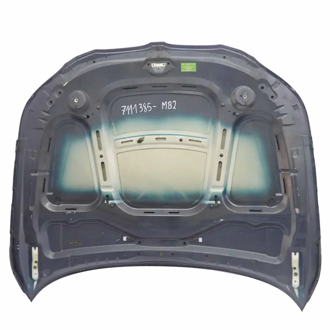 BMW E60 Hood Bonnet Cover Panel Monacoblau Blue Metallic - A35 - SKU 7111385-MB2 - Part number 7111385