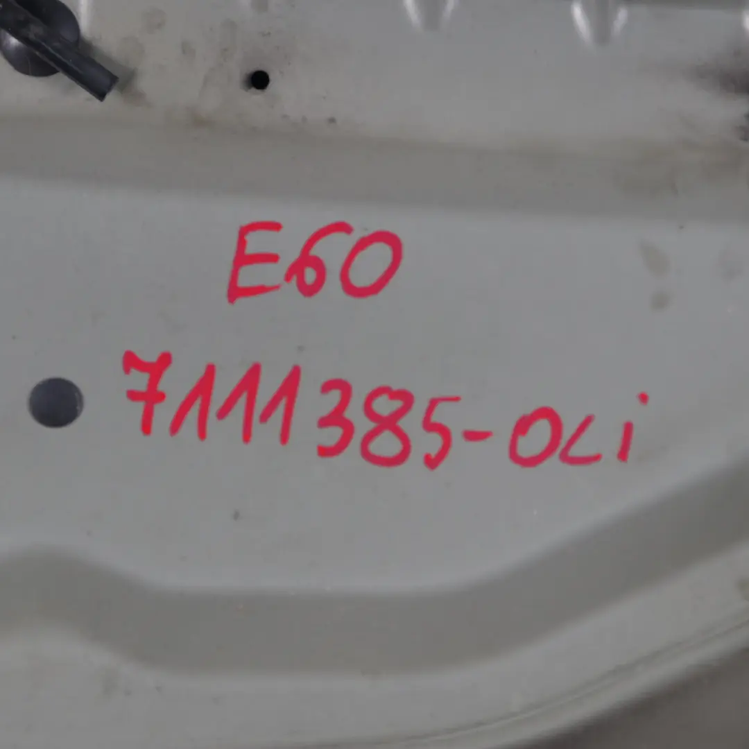 Hood Bonnet Cover Panel Olivin Olivine Green Metallic - 349 to BMW E60 E61 with Part number 7111385 BMW E60 E61 Hood Bonnet Cover Panel Olivin Olivine Green Metallic - 349 - SKU 7111385-OLI - Part number 7111385