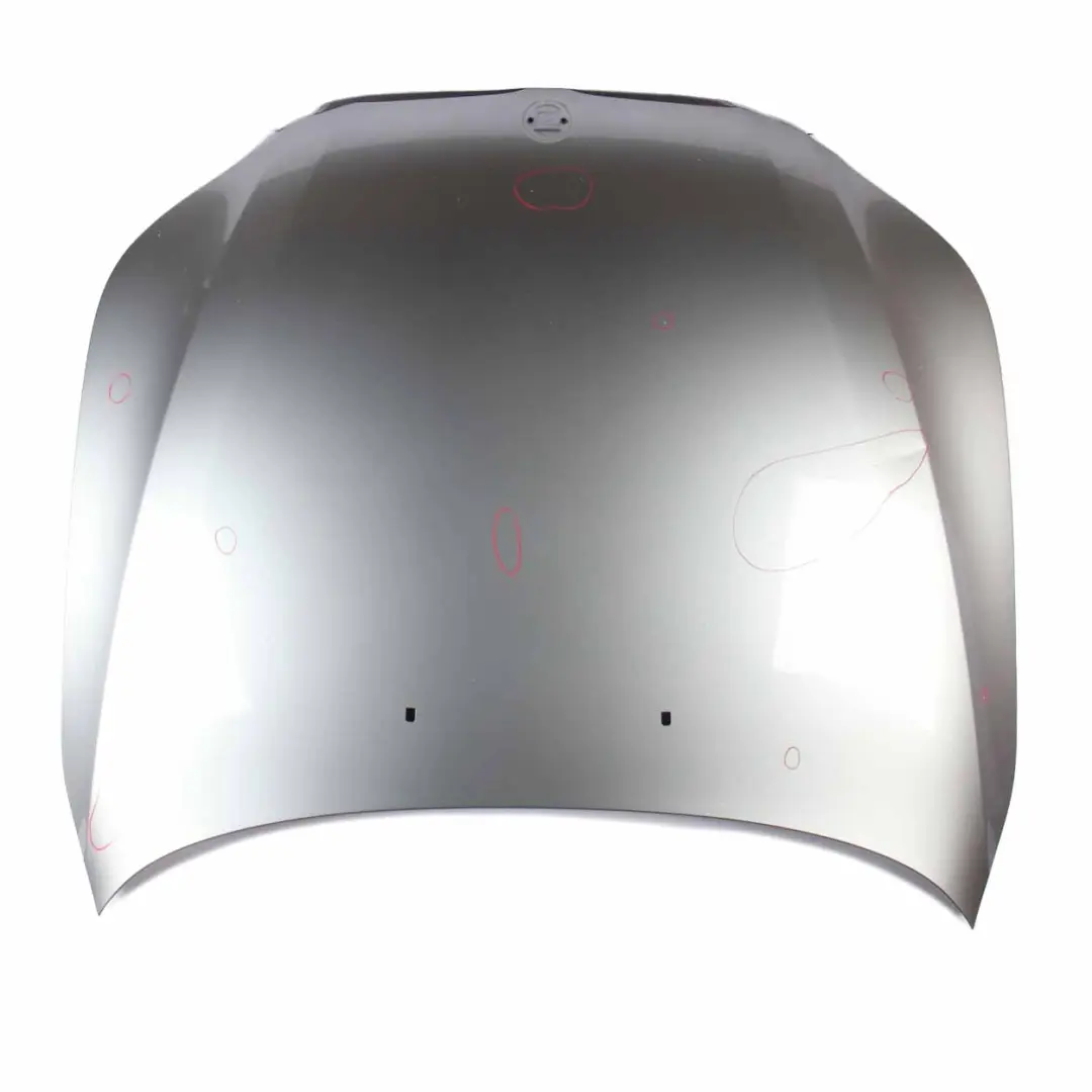 Hood Bonnet BMW E60 E61 Cover Panel Silbergrau Silver Grey Metallic - A08 to with Part number 7111385 Hood Bonnet BMW E60 E61 Cover Panel Silbergrau Silver Grey Metallic - A08 - SKU 7111385-SBG - Part number 7111385