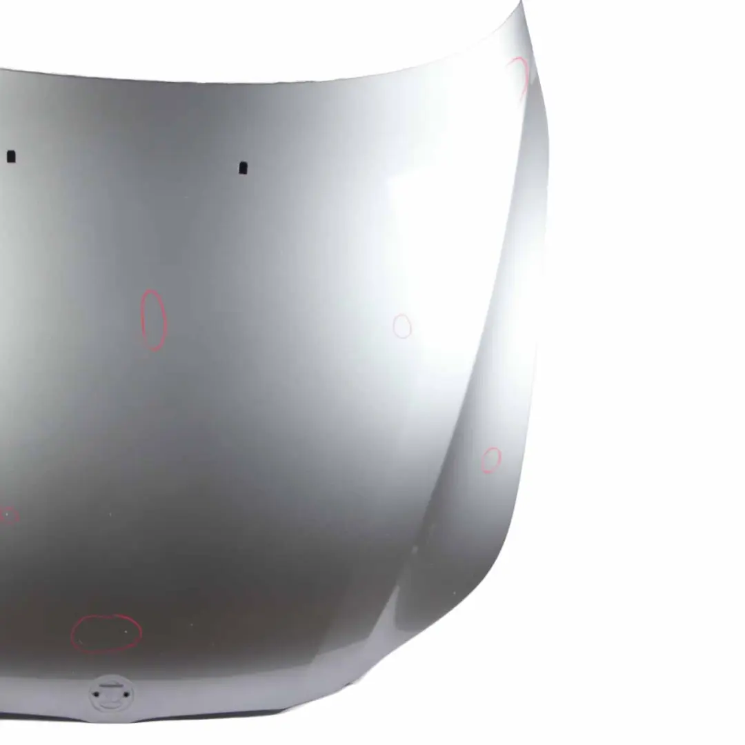  Hood Bonnet BMW E60 E61 Cover Panel Silbergrau Silver Grey Metallic - A08 - SKU 7111385-SBG - Part number 7111385