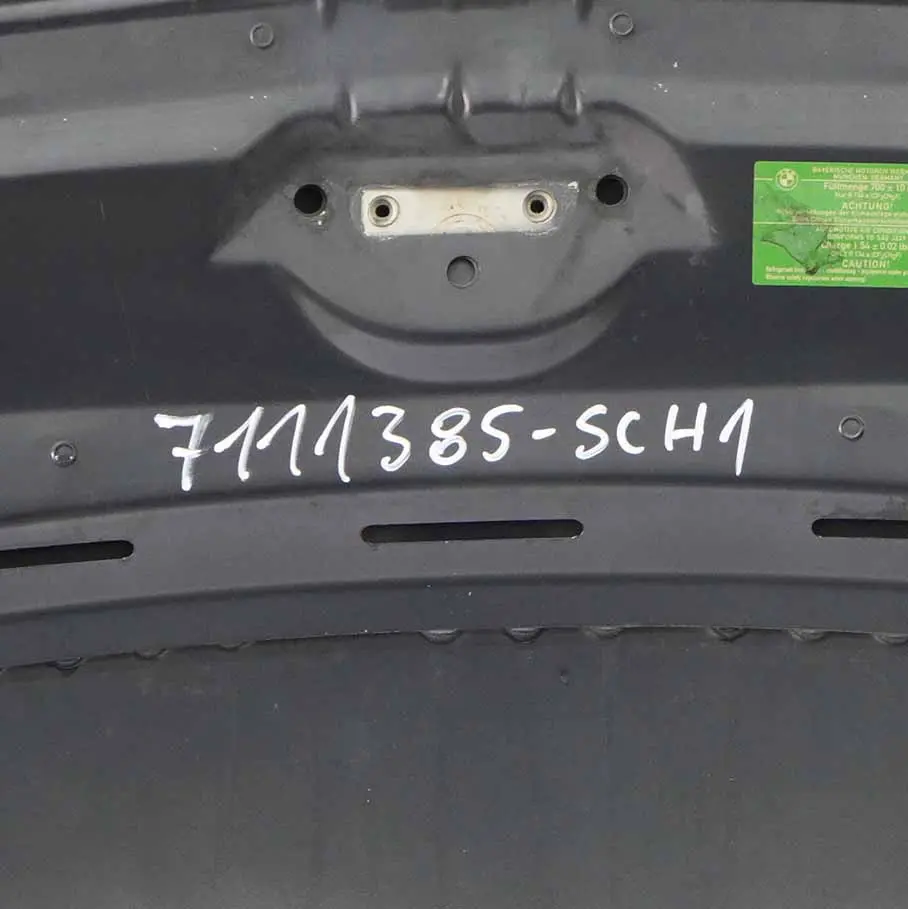 BMW E60 E61 Maska Pokrywa Silnika Schwarz 2 - 668 - SKU 7111385-SCH1 - Numer Części 7111385