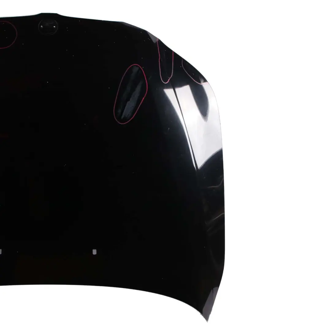 Hood Bonnet Cover Panel Schwarz 2 Black - 668 to BMW E60 E61 with Part number 7111385 BMW E60 E61 Hood Bonnet Cover Panel Schwarz 2 Black - 668 - SKU 7111385-SCH - Part number 7111385
