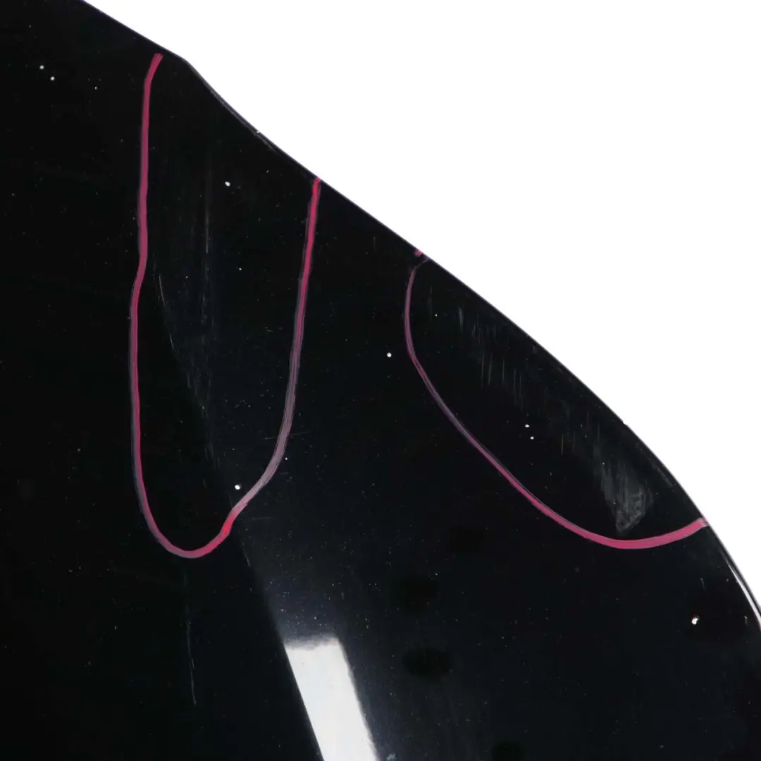 Hood Bonnet Cover Panel Schwarz 2 Black - 668 to BMW E60 E61 with Part number 7111385 BMW E60 E61 Hood Bonnet Cover Panel Schwarz 2 Black - 668 - SKU 7111385-SCH - Part number 7111385