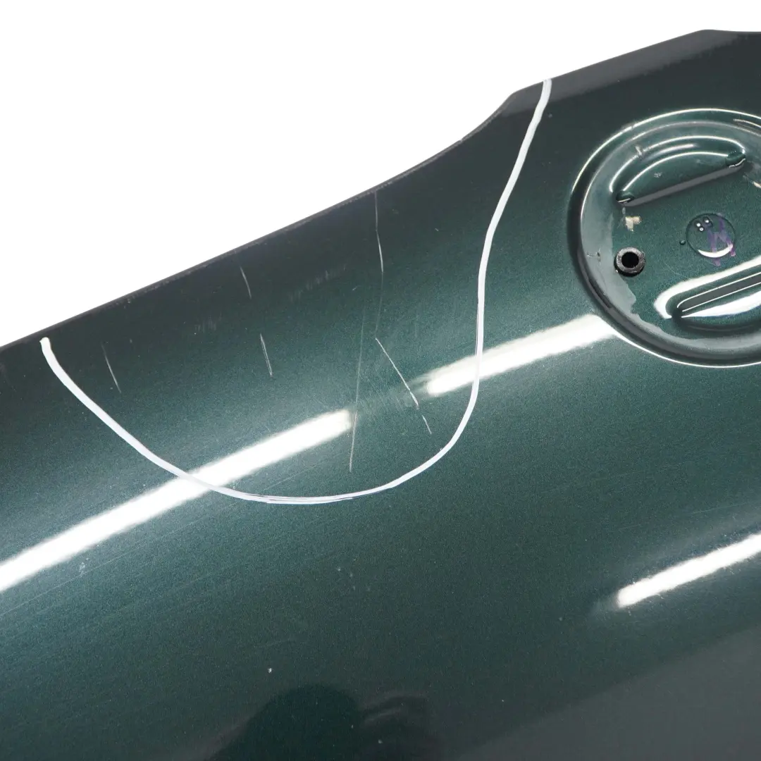 Hood Bonnet Cover Panel Tiefgruen Deep Green Metallic - A43 to BMW 5 E60 with Part number 7111385 BMW 5 E60 Hood Bonnet Cover Panel Tiefgruen Deep Green Metallic - A43 - SKU 7111385-TG - Part number 7111385