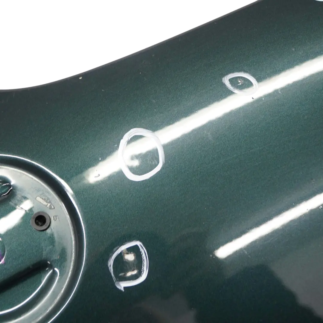 Hood Bonnet Cover Panel Tiefgruen Deep Green Metallic - A43 to BMW 5 E60 with Part number 7111385 BMW 5 E60 Hood Bonnet Cover Panel Tiefgruen Deep Green Metallic - A43 - SKU 7111385-TG - Part number 7111385