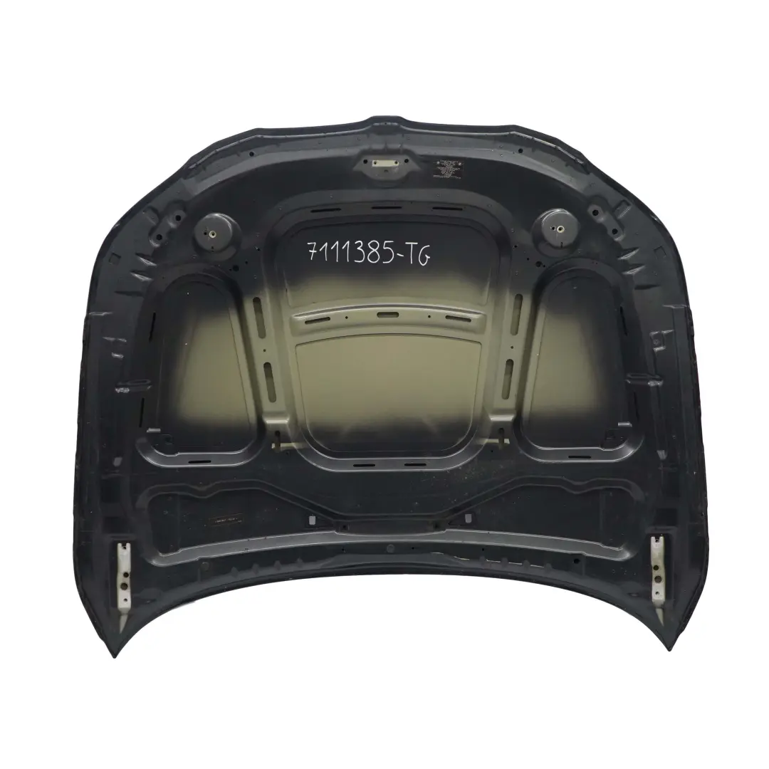 Hood Bonnet Cover Panel Tiefgruen Deep Green Metallic - A43 to BMW 5 E60 with Part number 7111385 BMW 5 E60 Hood Bonnet Cover Panel Tiefgruen Deep Green Metallic - A43 - SKU 7111385-TG - Part number 7111385