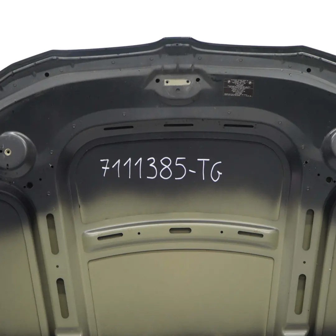 BMW E60 Maska pokrywa silnika tiefgruen A43 - SKU 7111385-TG - Numer Części 7111385