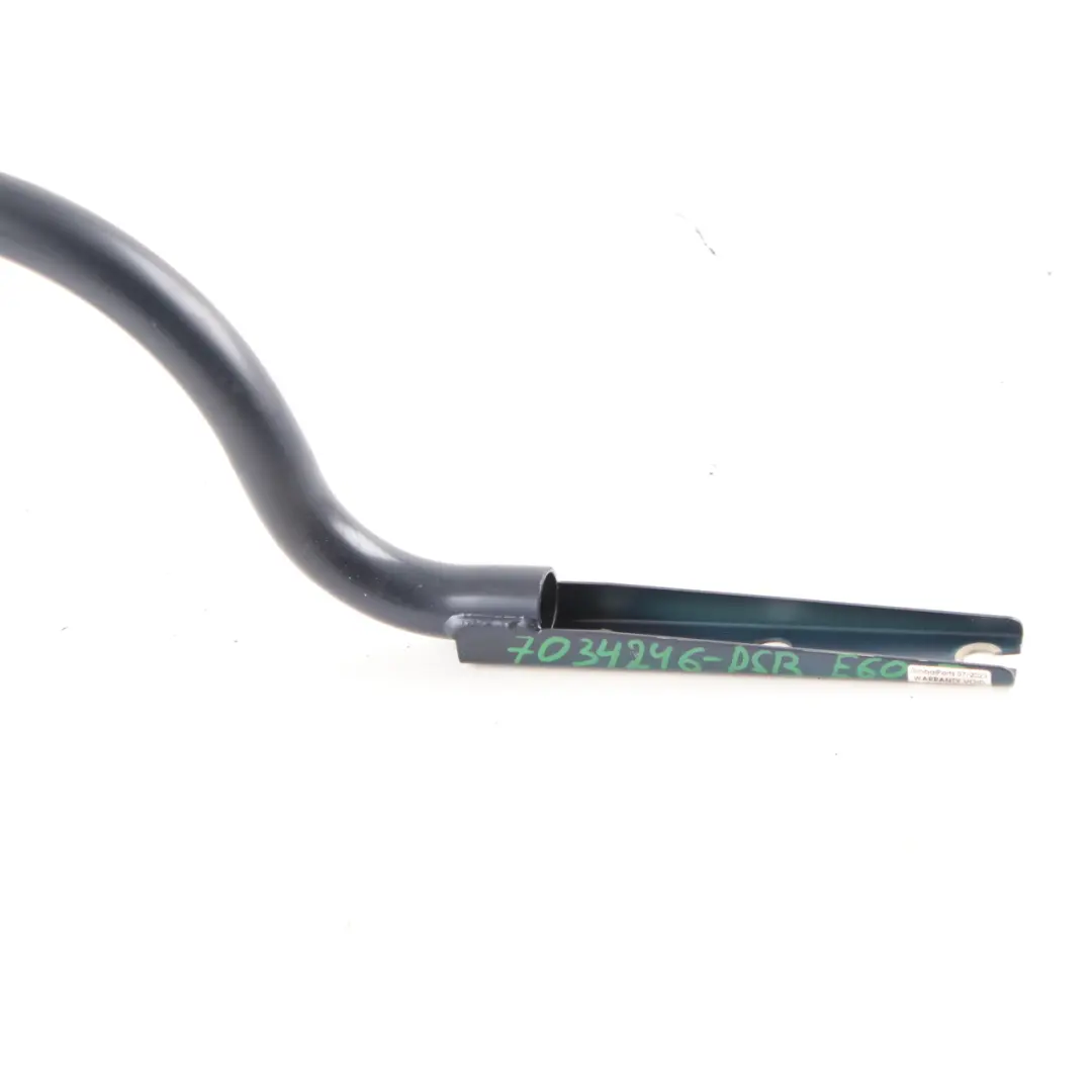 BMW E60 Trunk Tailgate Hinge Right O/S Tiefseeblau Deep Sea Blue A76 7034246 - SKU 7111388-DSB - Part number 7111388