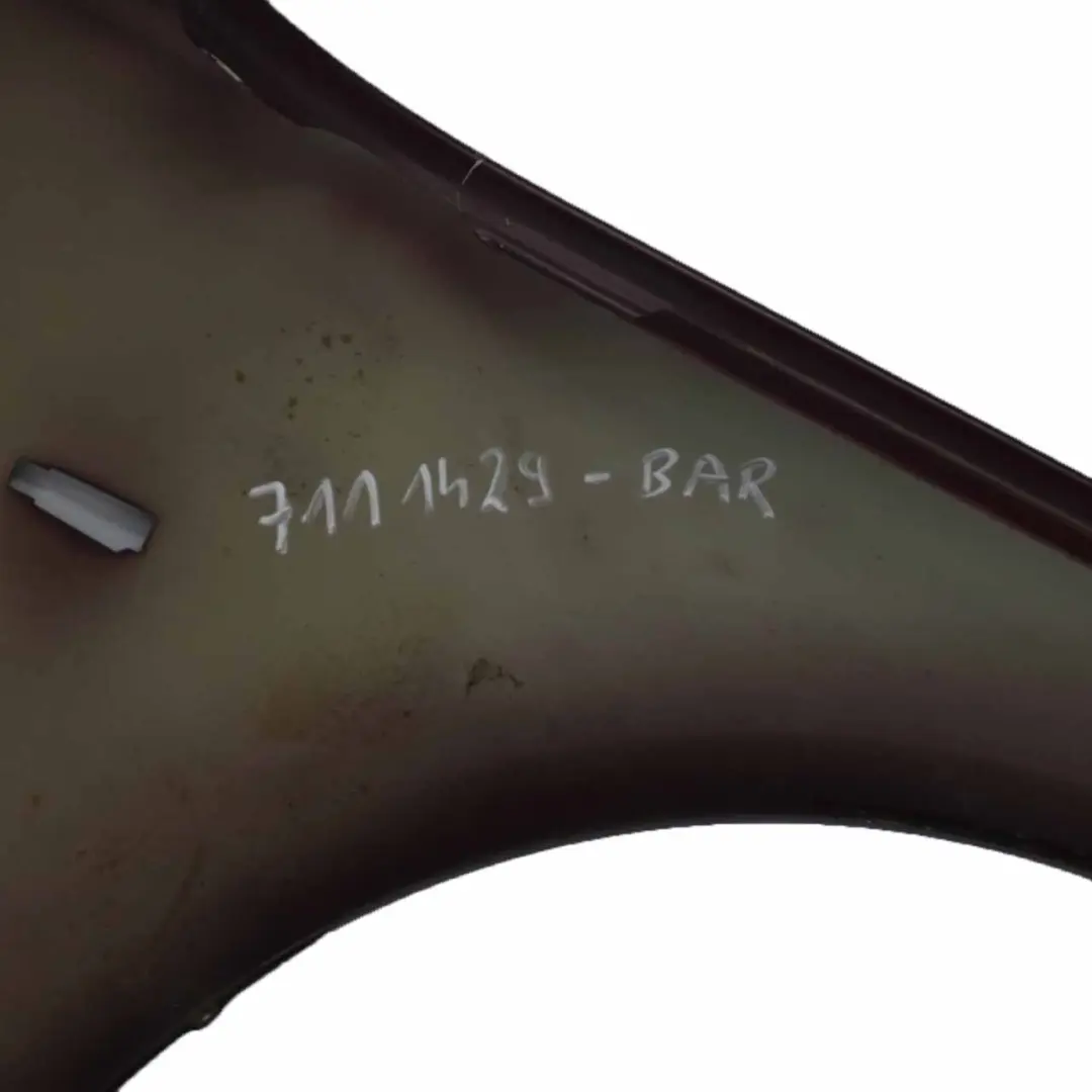 BMW E60 E61 Parafango anteriore sinistro Pannello laterale Barberarot - A39 - SKU 7111429-BAR - Numero di parte 7111429