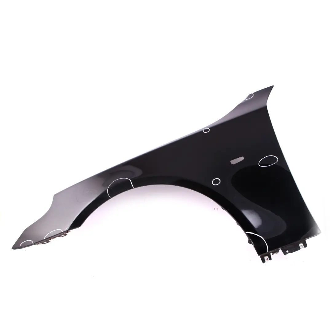 Front Left N/S Wing Fender Side Panel Black Sapphire - 475 to BMW 5 E60 E61 with Part number 7111429 BMW 5 E60 E61 Front Left N/S Wing Fender Side Panel Black Sapphire - 475 - SKU 7111429-BS1 - Part number 7111429
