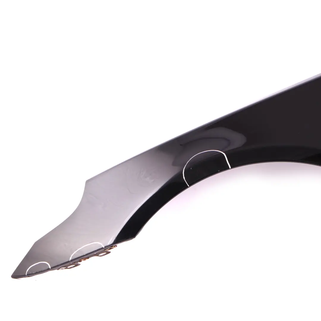 Front Left N/S Wing Fender Side Panel Black Sapphire - 475 to BMW 5 E60 E61 with Part number 7111429 BMW 5 E60 E61 Front Left N/S Wing Fender Side Panel Black Sapphire - 475 - SKU 7111429-BS1 - Part number 7111429