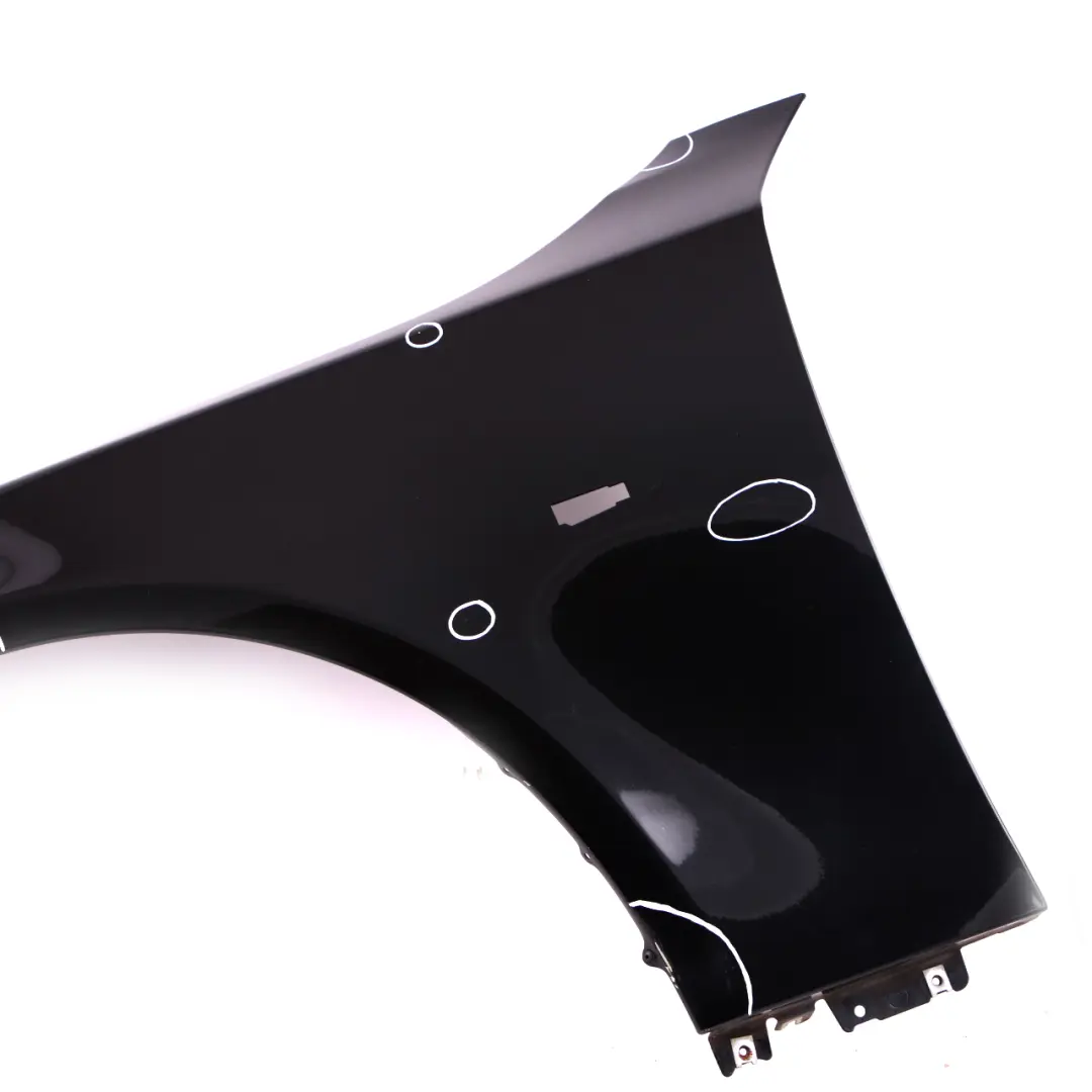Front Left N/S Wing Fender Side Panel Black Sapphire - 475 to BMW 5 E60 E61 with Part number 7111429 BMW 5 E60 E61 Front Left N/S Wing Fender Side Panel Black Sapphire - 475 - SKU 7111429-BS1 - Part number 7111429