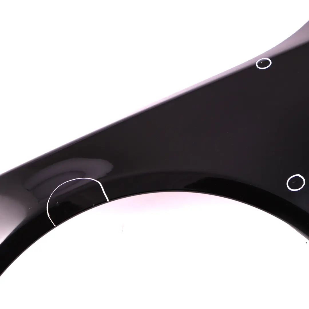 Front Left N/S Wing Fender Side Panel Black Sapphire - 475 to BMW 5 E60 E61 with Part number 7111429 BMW 5 E60 E61 Front Left N/S Wing Fender Side Panel Black Sapphire - 475 - SKU 7111429-BS1 - Part number 7111429