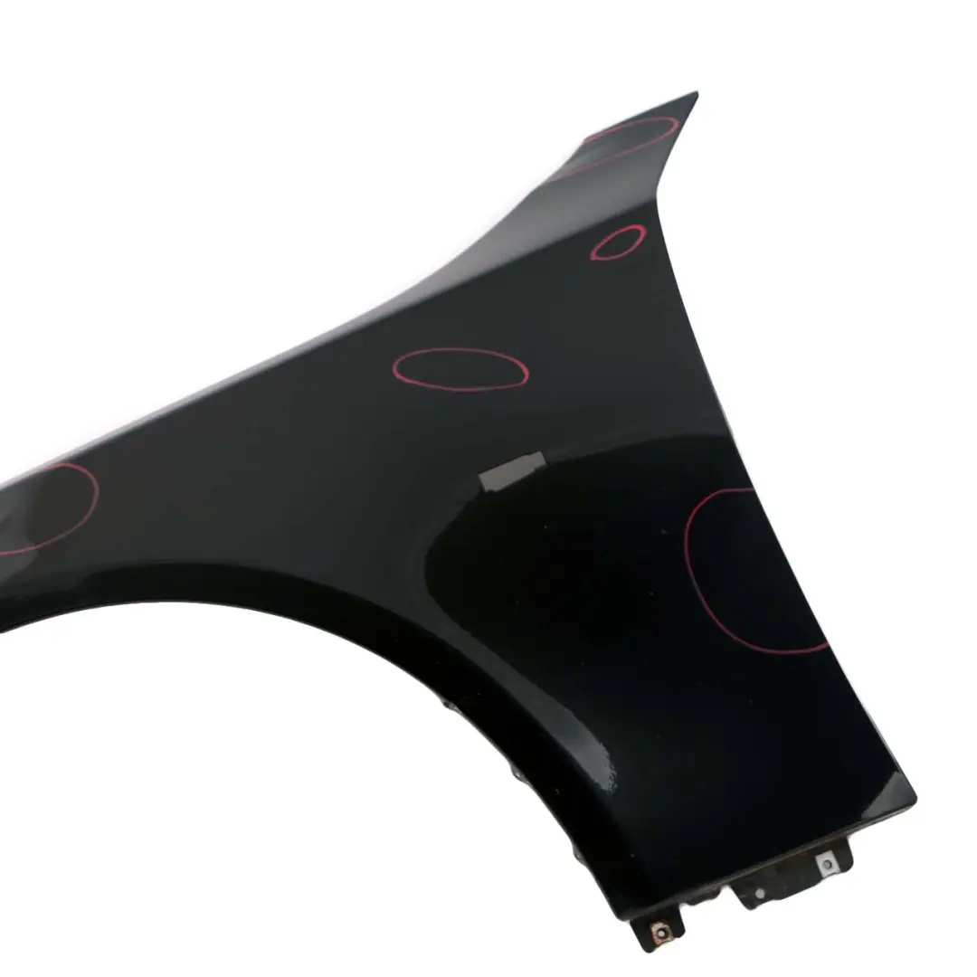 Wing Panel BMW E60 E61 Front Left N/S Side Fender Trim Black Sapphire - 475 to with Part number 7111429 Wing Panel BMW E60 E61 Front Left N/S Side Fender Trim Black Sapphire - 475 - SKU 7111429-BS2 - Part number 7111429