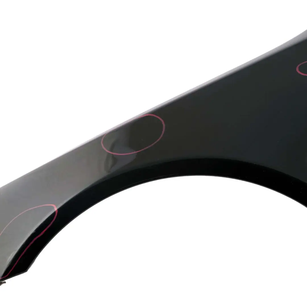 Wing Panel BMW E60 E61 Front Left N/S Side Fender Trim Black Sapphire - 475 to with Part number 7111429 Wing Panel BMW E60 E61 Front Left N/S Side Fender Trim Black Sapphire - 475 - SKU 7111429-BS2 - Part number 7111429