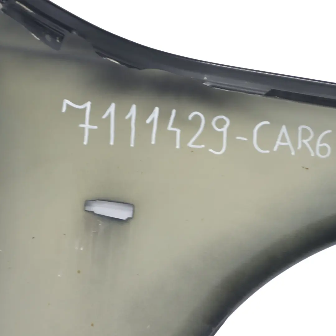 BMW E60 E61 Panel de ala Delantero Izquierdo Carbonschwarz Negro - 416 - SKU 7111429-CAR6 - Número de pieza 7111429