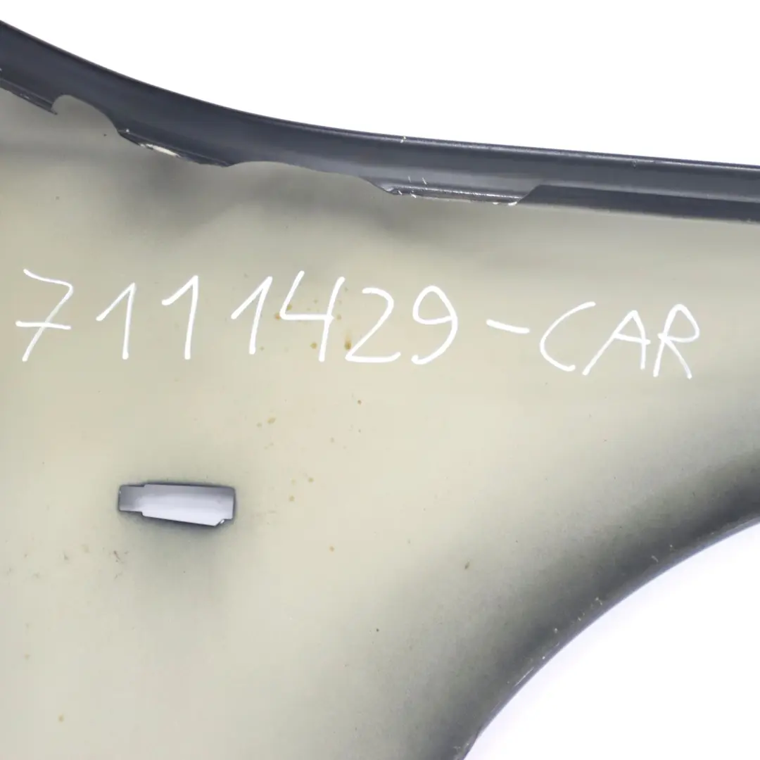 BMW E60 E61 Błotnik Lewy Przedni Skrzydło Carbon Black - 416 - SKU 7111429-CAR - Numer Części 7111429