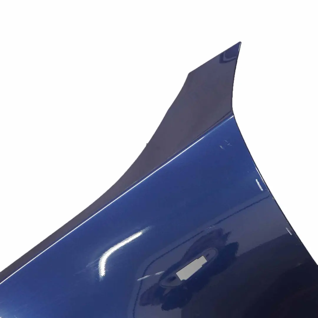 BMW E60 E61 Panneau d'aile avant gauche Garniture Tiefseeblau - A76 - SKU 7111429-DSB - Numéro de pièce 7111429