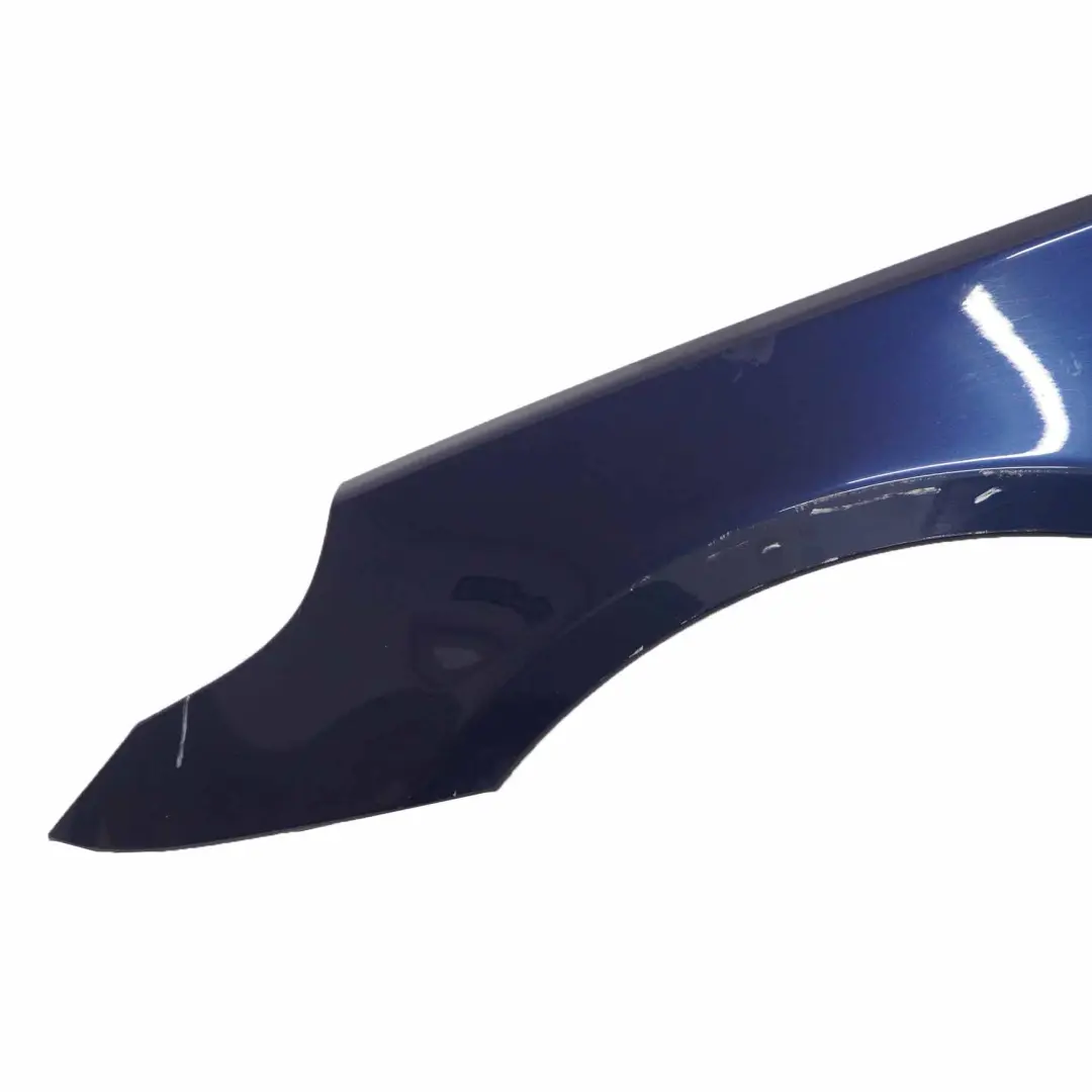 BMW E60 E61 Panneau d'aile avant gauche Garniture Tiefseeblau - A76 - SKU 7111429-DSB - Numéro de pièce 7111429